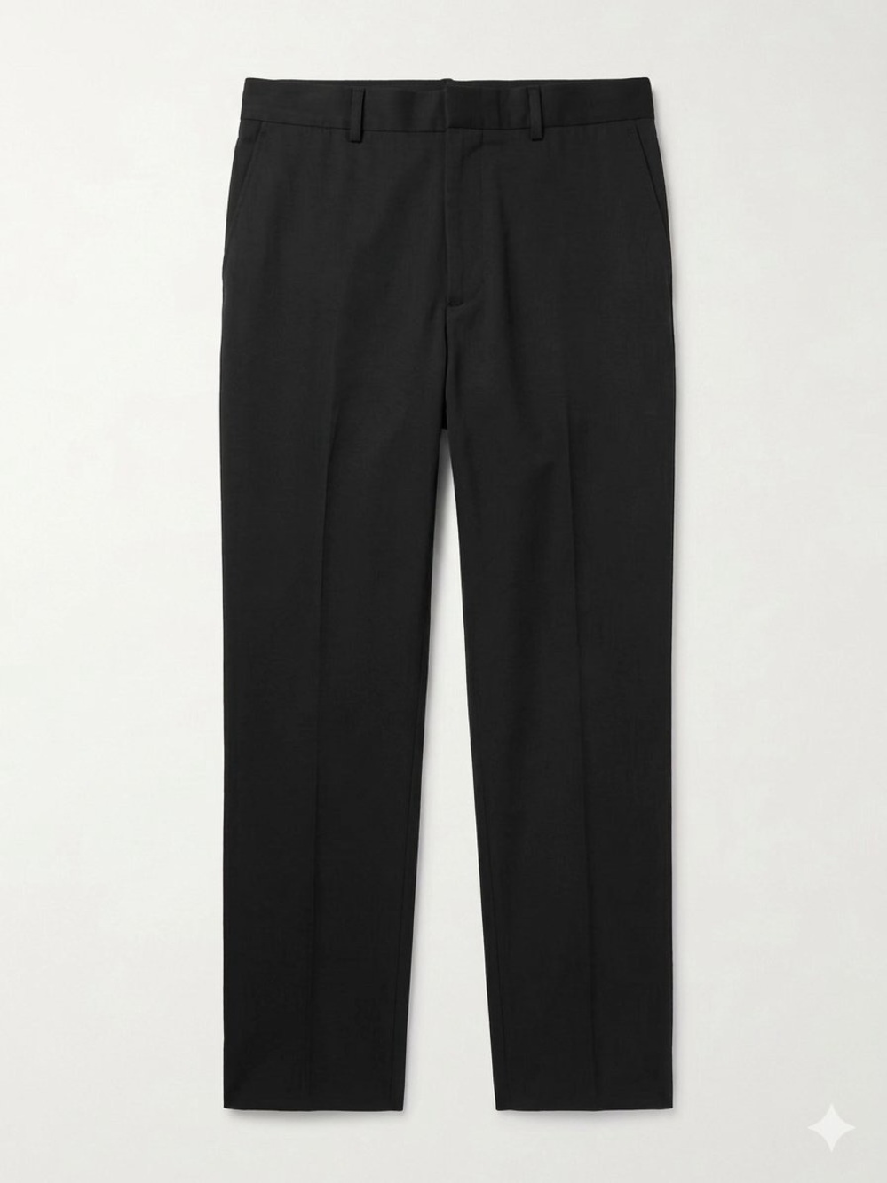 Men's Black Dress Trousers - Sleek Tailored Finish